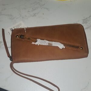 Free People Distressed Vegan Wallet